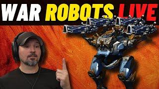 War Robots Tazer Laser | War Robots Live Stream | Live war roots gameplay