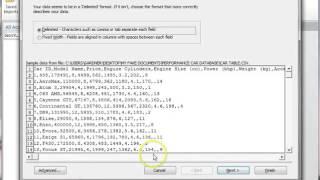 Car Database 1 - Importing Data