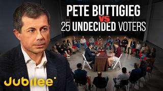 1 Politician vs 25 Undecided Voters (Feat. Pete Buttigieg) | Surrounded