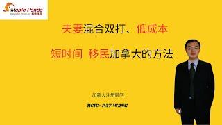 2025年夫妻混合双打、低成本移民加拿大的方法