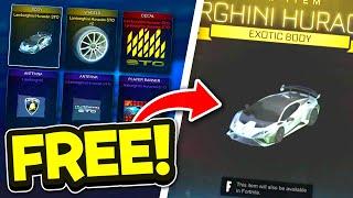 Lamborghini Huracán For FREE IN Season 16! (Rocket League)