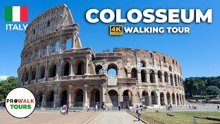 Colosseum Walking Tour - 4K - Rome, Italy