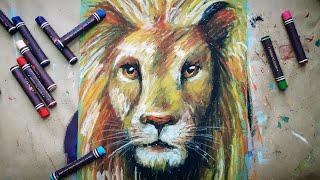 LEO | Oil Pastels | We just draw step by step