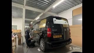 Vehicle Graphics Application Time Lapse - Rural Ranges Vauxhall Vivaro Business Signwriting