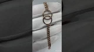 chain in wedding rings form #jewelry #gold #diamond #wedding #bracelet #fashion #jewellery