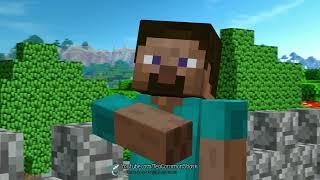 Jack Black as Minecraft Steve, but animated