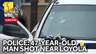 Police: Man shot near Loyola University Maryland