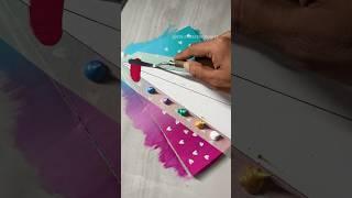 Acrylic Painting ideas for beginners! #art #shorts #textureart #acrylicpainting #paintingideas