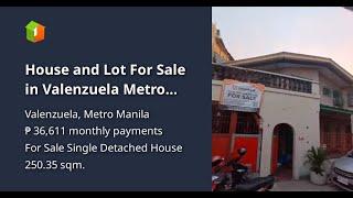 House and Lot For Sale in Valenzuela Metro Manila