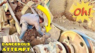 GIANT Sand Crushing ASMR How stone crusher works How to crush Rocks Jaw/Rock Crusher#asmrvideo