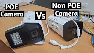 Difference between POE cameras & non POE cameras