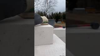 Строим дом из ГАЗОБЛОКА #газоблок #газоблоки #газобетонныйдом #газобетон #строительнаякомпания #дом