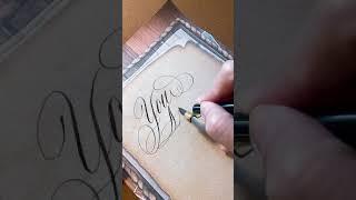 Write With Me | You Are Sweet |Calligraphy Copperplate Script