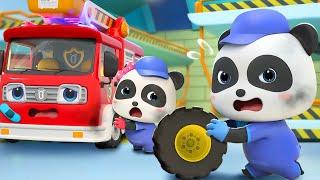 Let's Repair Construction Vehicles | Monster Truck | Car Cartoon | BabyBus - Cars World