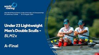 2024 World Rowing Under 23 Championships - Under 23 Lightweight Men's Double Sculls - A-Final