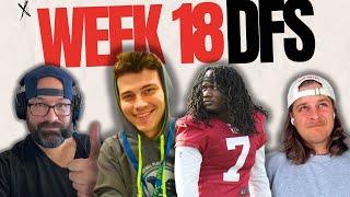 Get Ready for Week 18 NFL DFS Success with Davis Mattek, Pat Kerrane & Neil Orfield!