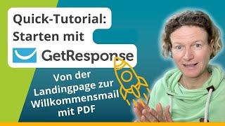 Getresponse Grundlagen Basis-Tutorial: Liste aufbauen, Landingpage, Freebie als PDF verschicken