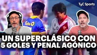 SUPERCLÁSICO HISTÓRICO  RIVER vs BOCA 1987/88 | Reacción, goles, penal agónico y más Archivazos