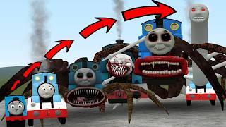 NEW EVOLUTION OF CURSED THOMAS THE TANK ENGINE MONSTERS In Garry's Mod!