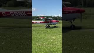 Cessna modify takes off with a glider plane in tow for soaring