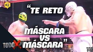 Hijo del Santo a Hijo de Fishman: "A tí si, te reto máscara contra máscara"