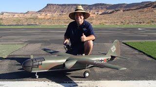 SCRATCH-BUILT Arado Ar 234 Blitz - MAIDEN FLIGHT!