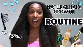 My simple and effective natural Hair Routine for Long and healthy hair growth