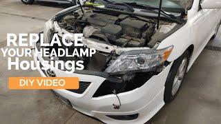 How to Change the Look of Your Toyota Camry - Easy Headlight Install!