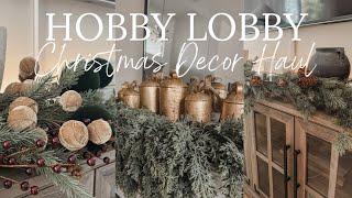 HOBBY LOBBY CHRISTMAS DECOR HAUL 2024 | HOBBY LOBBY CHRISTMAS DECOR 2024 BEST FINDS & STYLING IDEAS