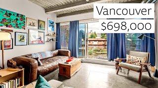 $698,000 Industrial Studio Tour in Mount Pleasant | Vancouver