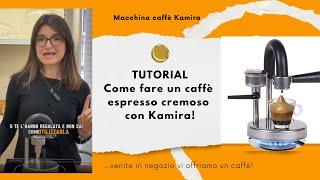 Tutorial super semplice per Kamira la macchina da caffè espresso cremoso sul fornello di casa
