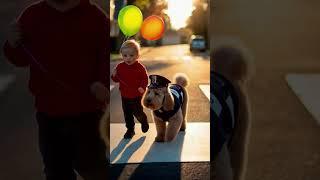 Tiny Traffic Cop Maltipoo Controls the City #shorts #cutedog #maltipoo