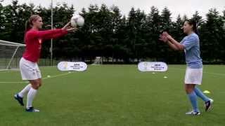 Alex Morgan Soccer Workout: Ball Toss