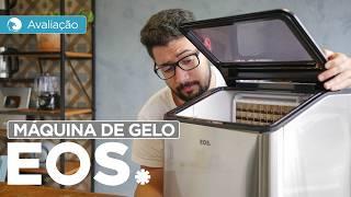 Uma Forma de Gelo A Cada 7 Minutos!? Máquina de Gelo EOS Ice Compact Inox | Avaliação da Harpyja