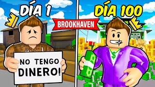 SOBREVIVIENDO 100 DÍAS EN BROOKHAVEN! - ROBLOX