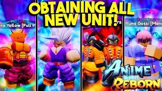 OBTAINING And EVOLVING All New UNITS In Anime Reborn Update 1!