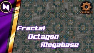 Beautiful & Effective Fractal Octagon TRAIN MEGABASE by LilyRose | Factorio Base Tour