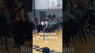 School band plays Panic! At the Disco— High Hopes