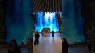 Singapore Airport Digital Waterfall