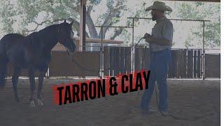 Tarron & Clay working in a session