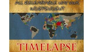 All Releasable Nations Independent  Mod | Europa Universalis IV Timelapse