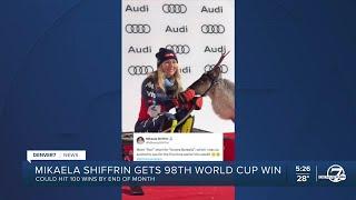 Mikaela Shiffrin wins 1st World Cup slalom of season, 98th career victory