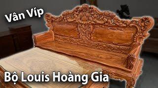 Bộ Ghế Gỗ Hương - Bộ Louis Hoàng Gia Chân 14 Gỗ Hương Đá | Lộc Đồ Gỗ - Chuyên Hàng Kỹ