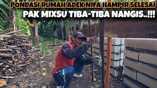 RUMAH ADIK NIFA PONDASI RUMAH SUDAH HAMPIR SELESAI