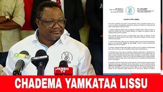 BREAKING NEWS.! CHADEMA YATOA TAMKO ZITO MUDA HUU