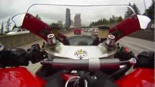 Trip to Seattle on my 2011 Ducati 1198 Superbike.