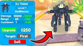 I GOT NEW DJ TOILET TOILET! NEW UNITS TRADE  | Toilet Tower Defense