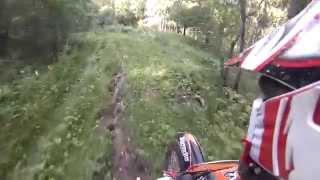 Hard Offroad on the KTM 250 sxf Son and Dad