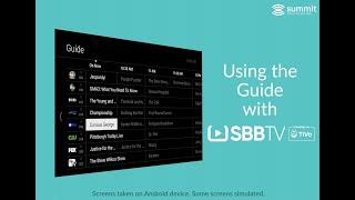 Using the SBBTV Guide