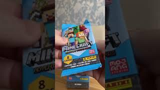 MINECRAFT ADVENTURE TRADING CARDS UNBOXING #shorts